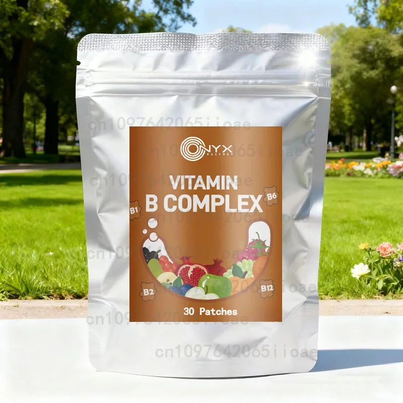 Health Wellness Energy - 8-in-1 B-Komplex Transdermal Patches Energie-Nerv-Blut-Unterstützung –