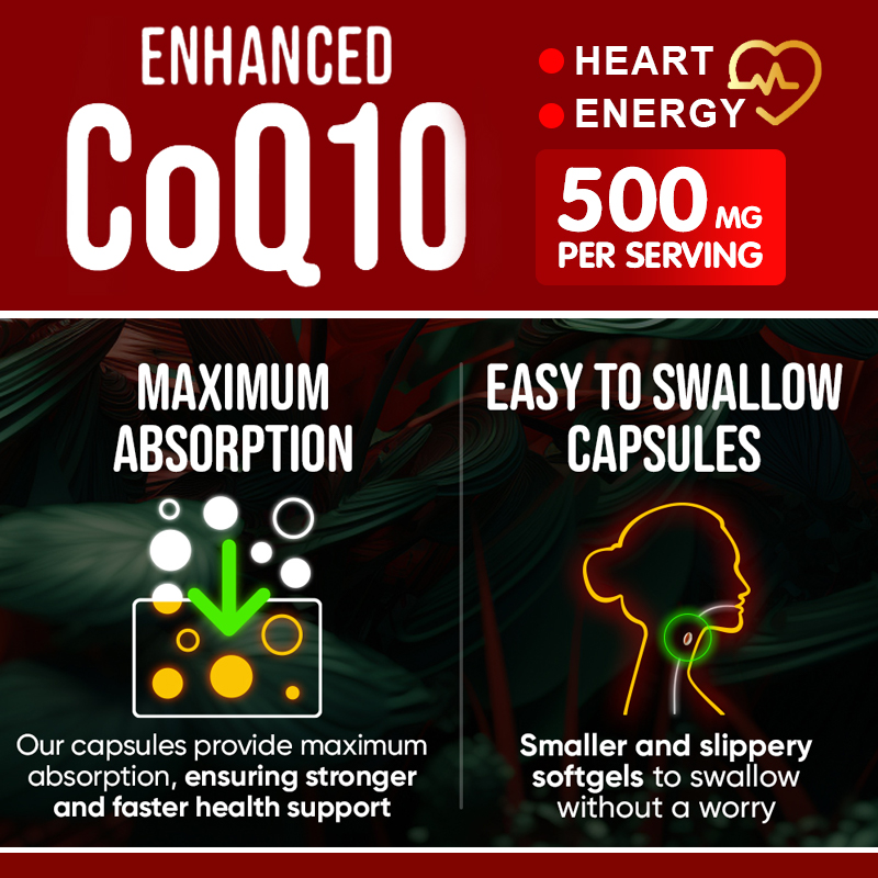 CoQ10-Kapseln unterstützen die – Health Wellness Energy Bewertung und Preis